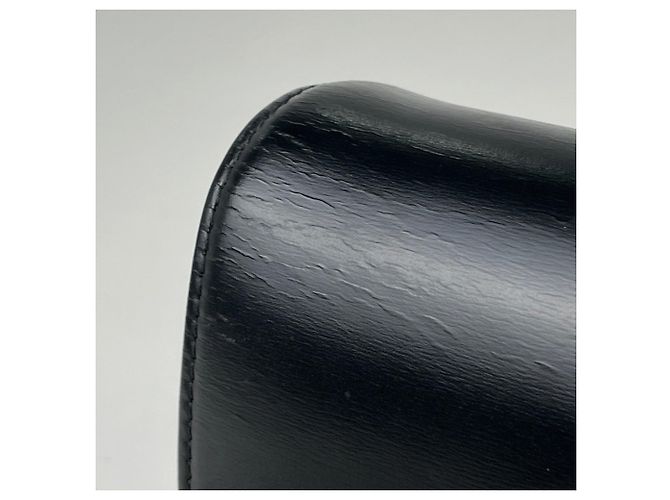 Céline Borsa a spalla Celine CELINE Teen Triomphe in pelle nera - vista 4