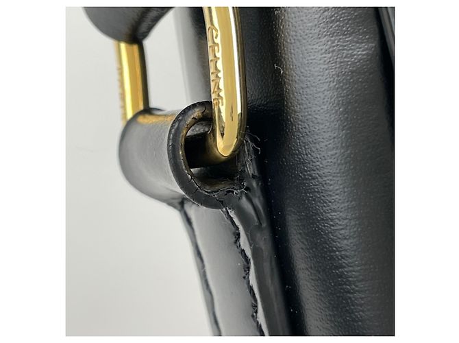 Céline Borsa a spalla Celine CELINE Teen Triomphe in pelle nera - vista 5