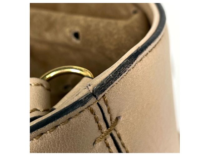 Fendi Handtasche aus braunem Leder und Wildleder - Ansicht 7