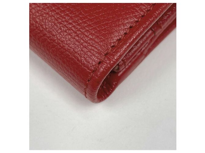 Cartera larga de Chanel en piel roja - vista 3