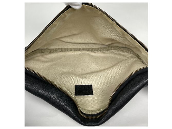 Bolsa Boston Gucci em couro preto - vista 6