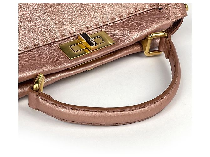Fendi Peekaboo Selleria Lederhandtasche - Ansicht 5