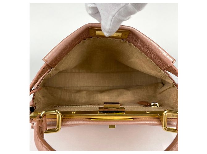 Fendi Peekaboo Selleria Lederhandtasche - Ansicht 7