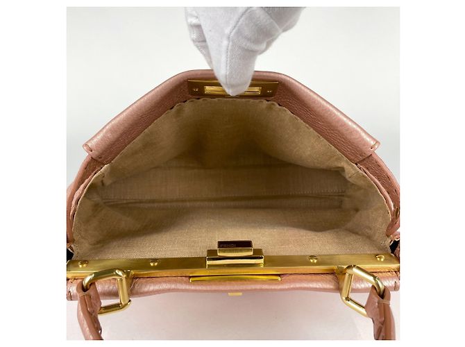 Fendi Peekaboo Selleria Lederhandtasche - Ansicht 8