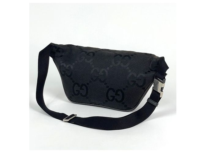 Borsa cintura Gucci Jumbo GG in nero - vista 2