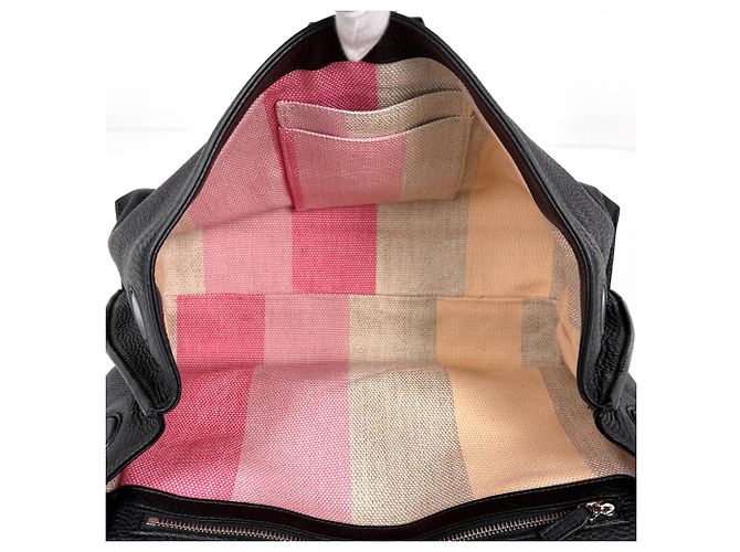 Borsa in pelle 2-Way Gucci Bamboo Daily Medium - vista 8