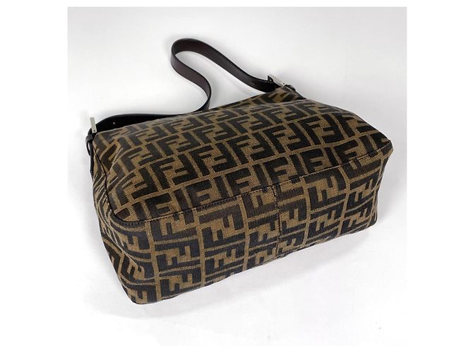 Borsa a tracolla Fendi Zucca Pattern Mamma Baguette - vista 2