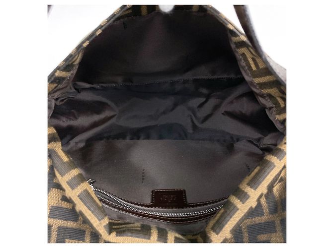 Borsa a tracolla Fendi Zucca Pattern Mamma Baguette - vista 8