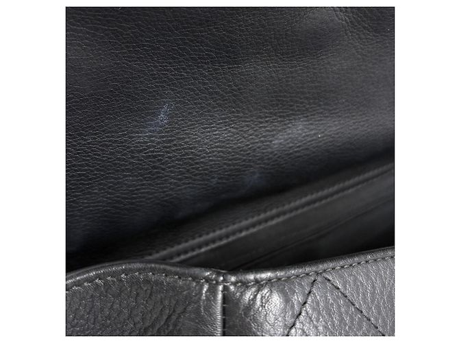 Chanel Tote Bag aus schwarzem Leder - Ansicht 7