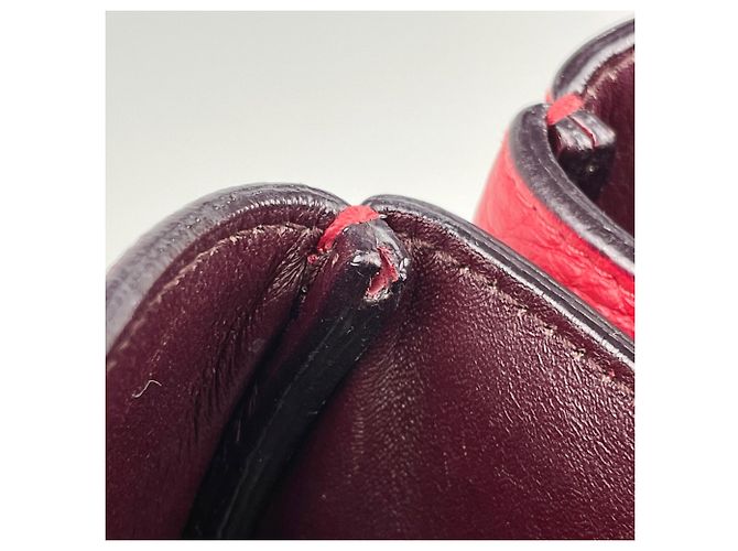 Borsa Christian Dior Diorissimo in pelle rossa - vista 7