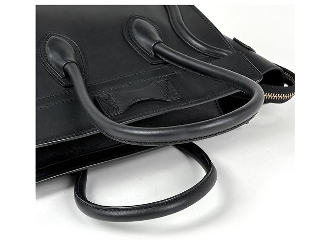 Céline Celine Luggage Micro Shopper Tote Bag - view 5
