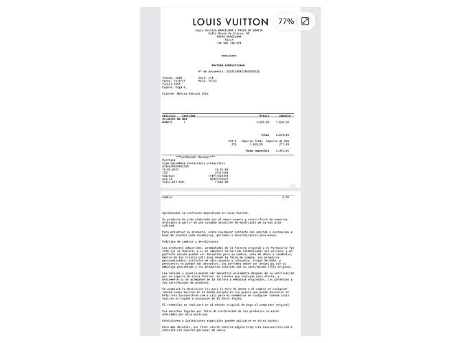 Borsa Louis Vuitton Monogram Metis MM - vista 7