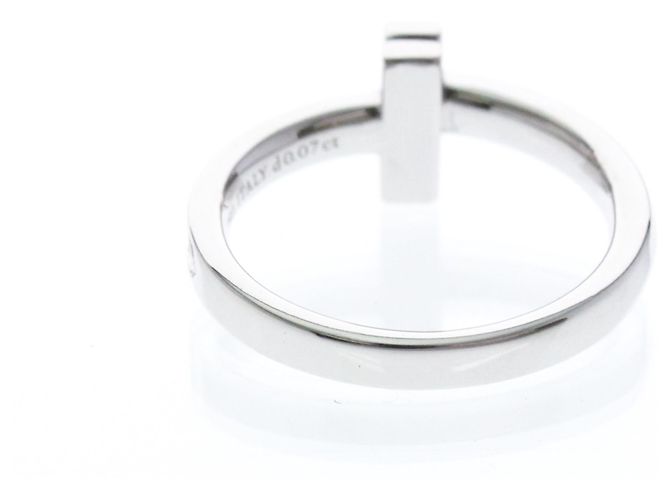 Autre Marque Tiffany T One Narrow Diamantring in Weißgold - Ansicht 3