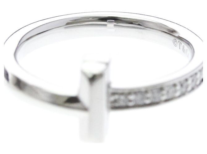 Autre Marque Tiffany T One Narrow Diamantring in Weißgold - Ansicht 5