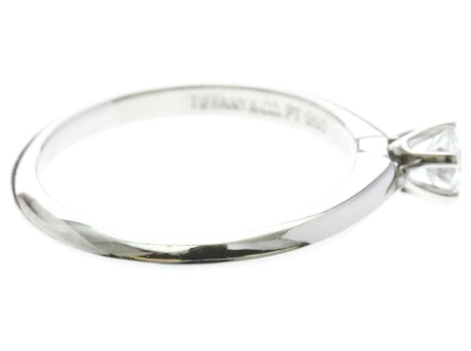 Autre Marque Anello solitario con diamante Tiffany - vista 4