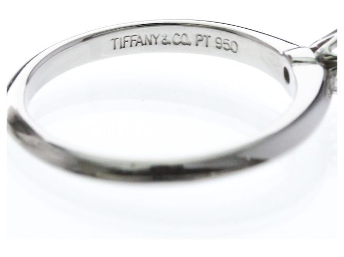Autre Marque Anello solitario con diamante Tiffany - vista 7