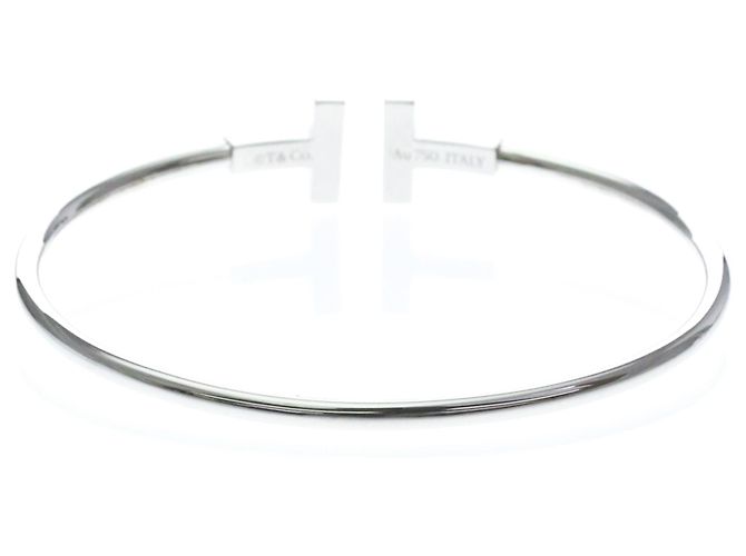 Autre Marque Bangles Tiffany T Wire con diamanti e turchese - vista 3