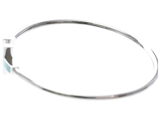 Autre Marque Bangles Tiffany T Wire con diamanti e turchese - vista 6