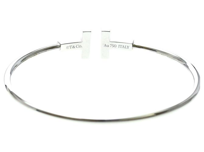 Autre Marque Bangles Tiffany T Wire con diamanti e turchese - vista 7