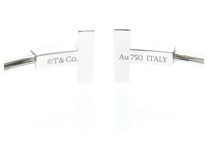 Autre Marque Bangles Tiffany T Wire con diamanti e turchese - vista 9