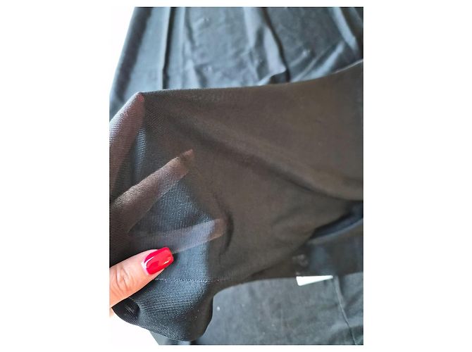 Alaïa Gonna Lunga Intime Nera in Viscosa - vista 6