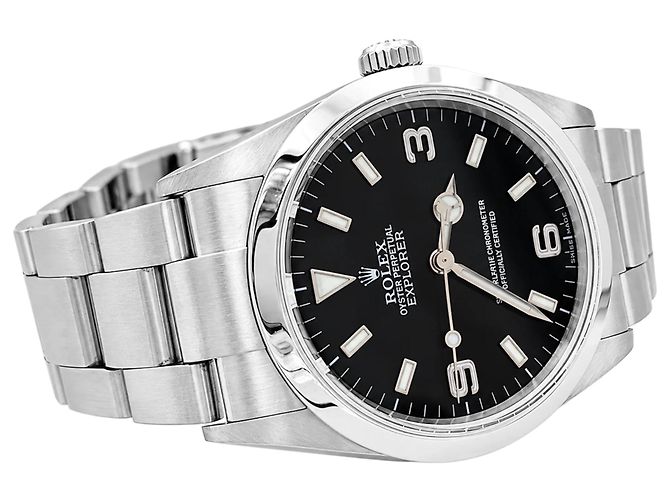 Rolex "Oyster Perpetual Explorer" Uhr, Stahl. - Ansicht 2