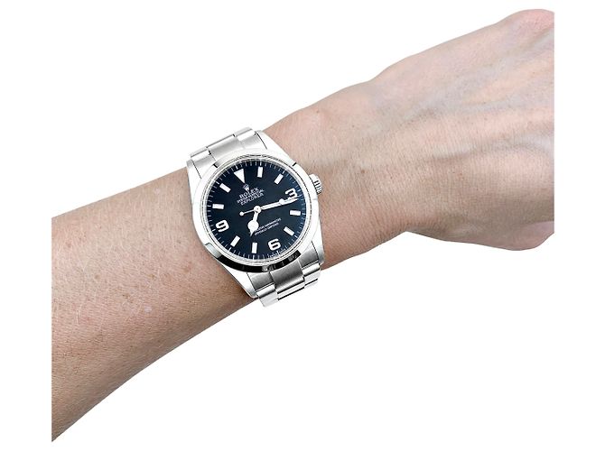 Rolex "Oyster Perpetual Explorer" Uhr, Stahl. - Ansicht 6