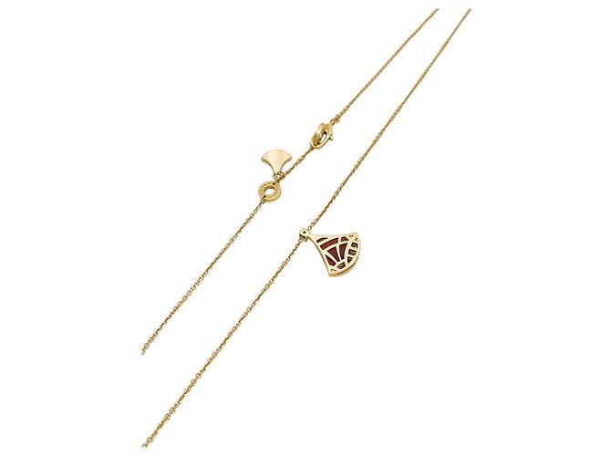 Collana Bulgari, "Divas' Dream", oro rosa, cornalina e diamanti. - vista 4