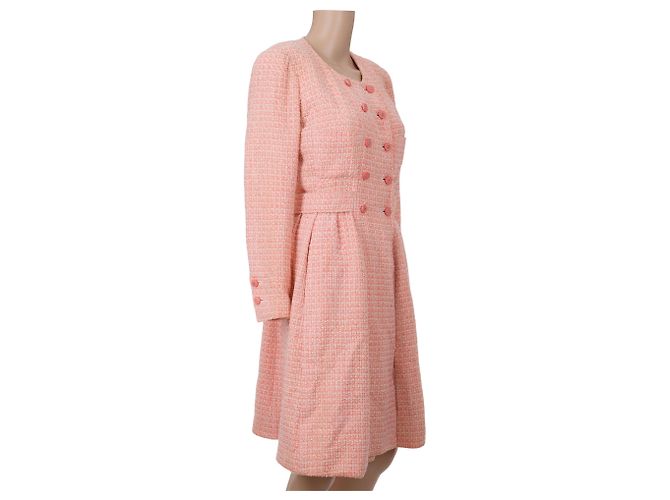 Prenda CHANEL de Tweed Rosa - 102754 - vista 2