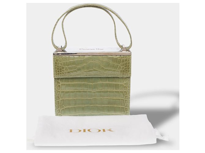Borsa DIOR in Pelli esotiche Verde - 104029 - vista 2