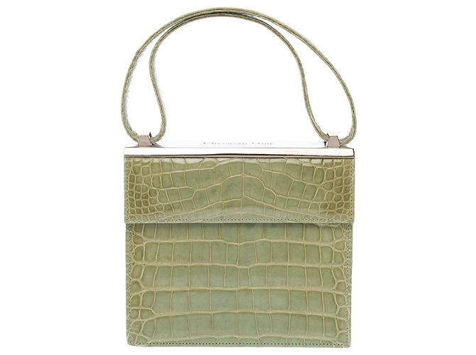 Borsa DIOR in Pelli esotiche Verde - 104029 - vista 3