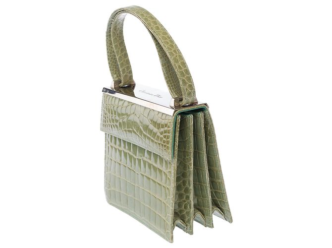 Borsa DIOR in Pelli esotiche Verde - 104029 - vista 5