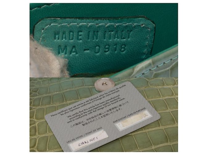 Borsa DIOR in Pelli esotiche Verde - 104029 - vista 8