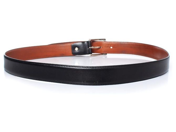 Santoni, Cinturón de cuero negro - vista 2