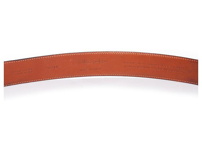 Santoni, Cinturón de cuero negro - vista 6