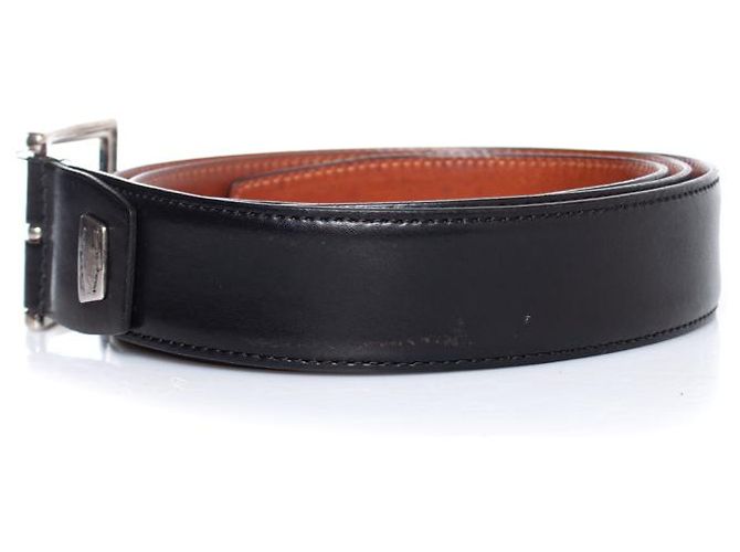 Santoni, Cinturón de cuero negro - vista 7