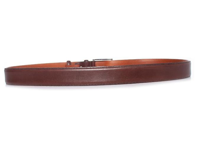 Santoni, Ledergürtel braun - Ansicht 2