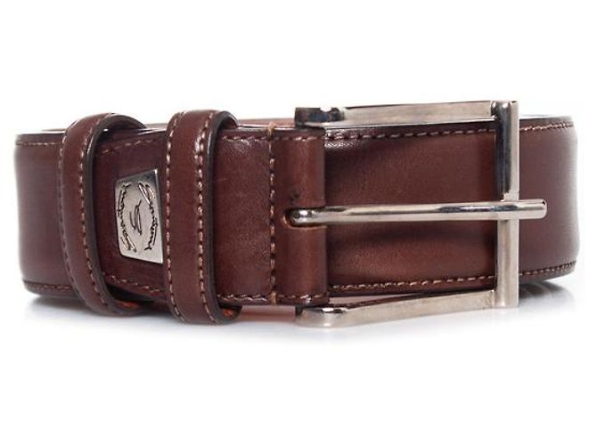 Santoni, Ledergürtel braun - Ansicht 3