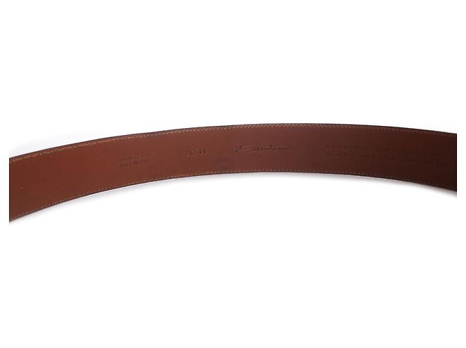 Santoni, Ledergürtel braun - Ansicht 4