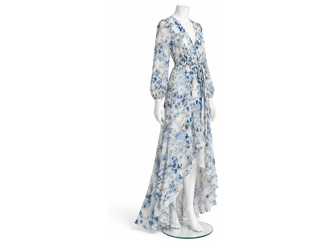 Jenny Packham Wickelkleid mit Blumenprint - Ansicht 2