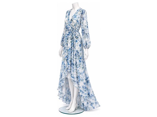 Jenny Packham Wickelkleid mit Blumenprint - Ansicht 3