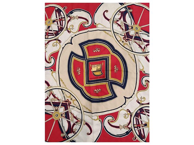 Foulard Hermès Washington's Carriage in seta - vista 11