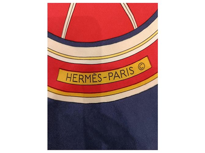 Foulard Hermès Washington's Carriage in seta - vista 3