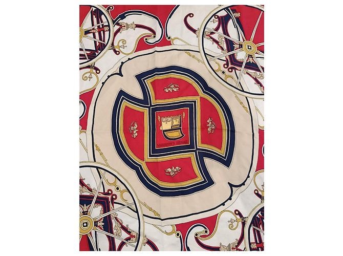 Foulard Hermès Washington's Carriage in seta - vista 6