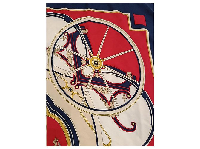 Foulard Hermès Washington's Carriage in seta - vista 7