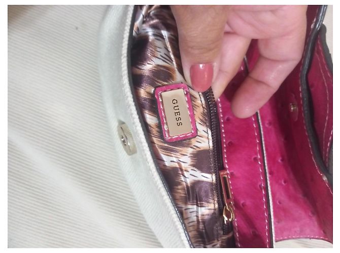 Borsa Guess Y2K in pelle di struzzo - vista 7