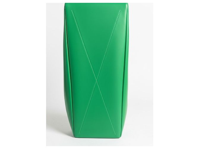 Louis Vuitton Borsa Shopping Package Shopper MM Verde Pelle - vista 2