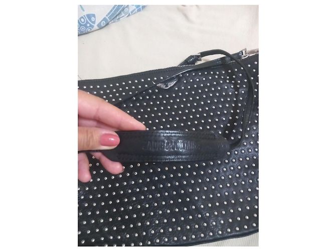 Borsa Zadig & Voltaire in pelle nera con borchie - vista 6