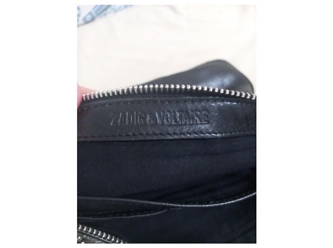 Borsa Zadig & Voltaire in pelle nera con borchie - vista 8