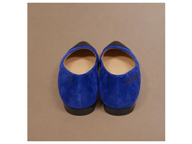 Chanel Gabrielle Ballerine Camoscio Blu - vista 6